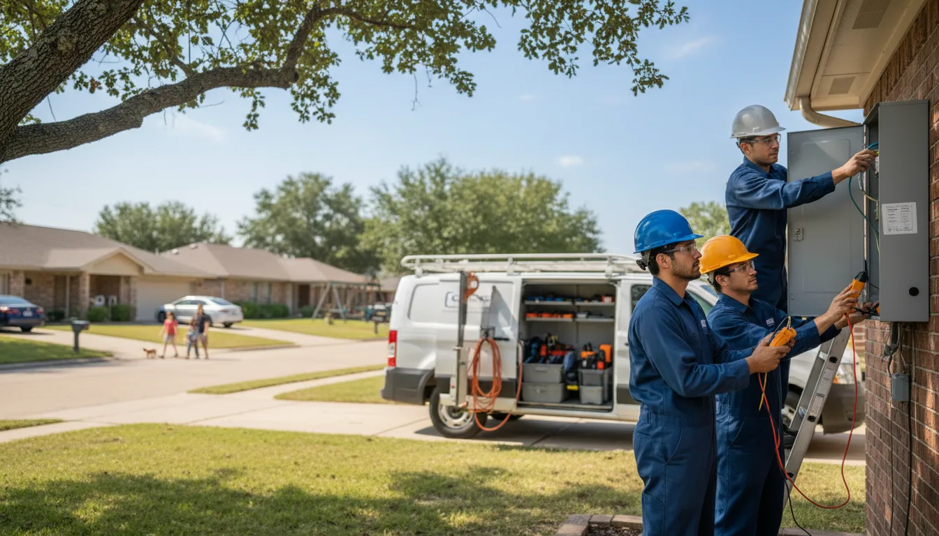 Certified electrician providing emergency electrical services in Traphill, NC